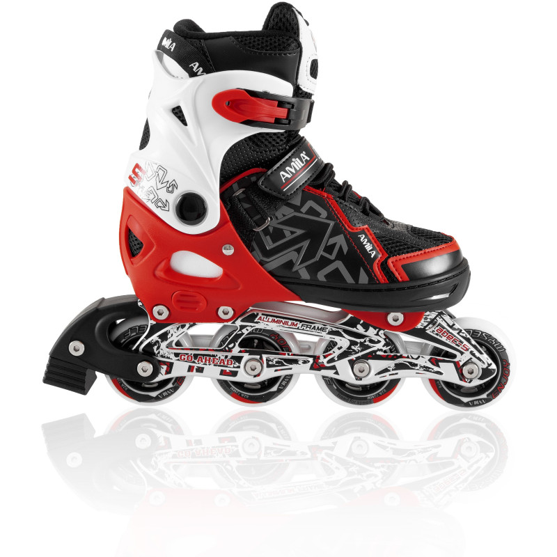 In-Line Skate Amila Αλουμινίου 33-36 Κόκκινα 48915 In-Line Skate Amila Αλουμινίου 33-36 Κόκκινα 48915