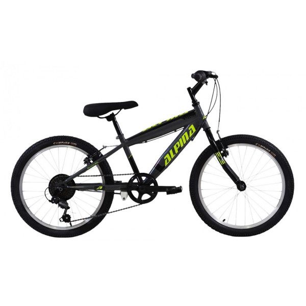 Ποδήλατο Alpina MTB 20''x11 7ταχ. Shimano ανθρακί/πράσινο
