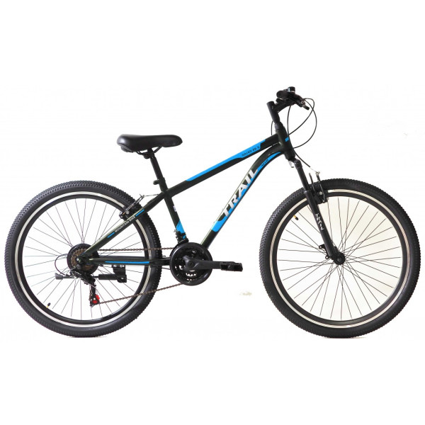 Ποδήλατο Trail 26" MTB 21T Ανδρικό Μαύρο/Μπλε
