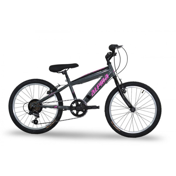 Ποδήλατο Alpina MTB 20''x11 7ταχ. S ανθρακί-ροζ