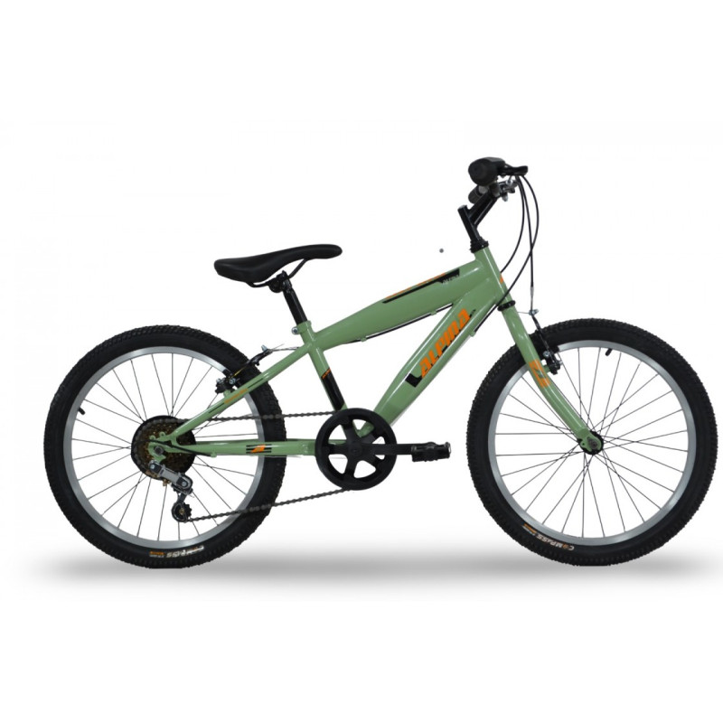 Ποδήλατο Alpina MTB 20''x11 7ταχ. Shimano χακί/πορτοκαλί