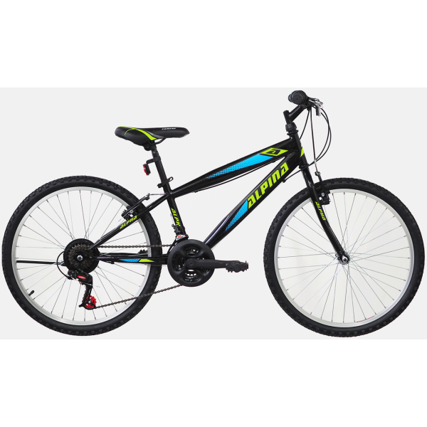 ALPINA ALPHA MTB 24'' MAN BLACK-GREEN 1400A 2022