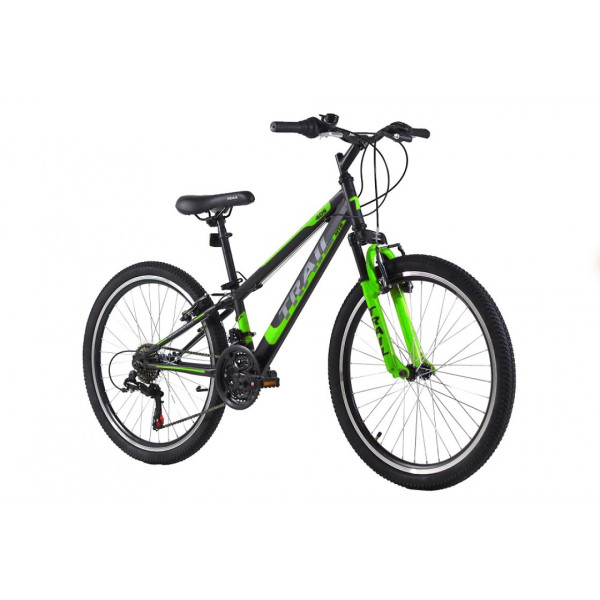 Ποδήλατο Trail 40S 24x11 ΜΤΒ 21Τ Shimano Μαύρο Πράσινο