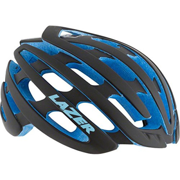 Lazer 02 LZB-05 Helmet - matte black/blue eps, small 52-56