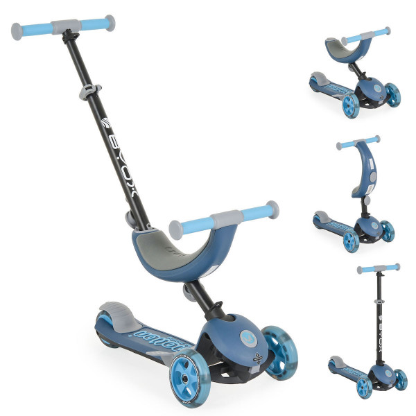 Τρίτροχο Πατίνι Motion 4 in 1 Blue Byox 3800146229191