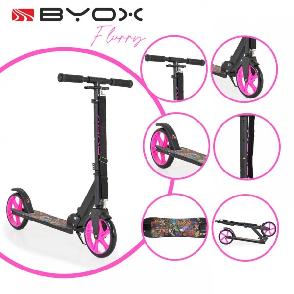 Byox Scooter Flurry PINK - 3800146228217