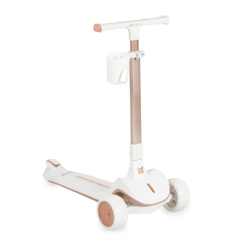 Byox Scooter με Φωτιζόμενες Ρόδες Aero Royal White (3800146229511)