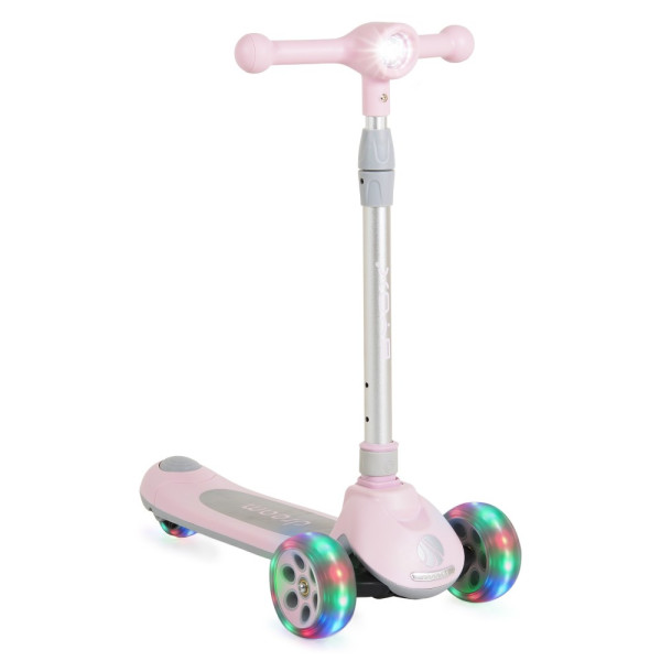  Αναδιπλούμενο Παιδικό Πατίνι Τρίτροχο Byox Dream Pink με Φωτιζόμενες Ρόδες 3801005300242