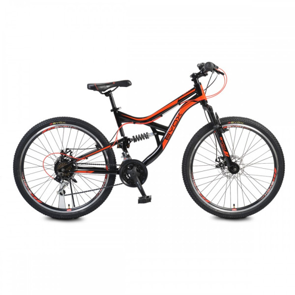 Byox GR 26" Μαύρο/Πορτοκαλι Mountain Bike με 21 Ταχύτητες 2022