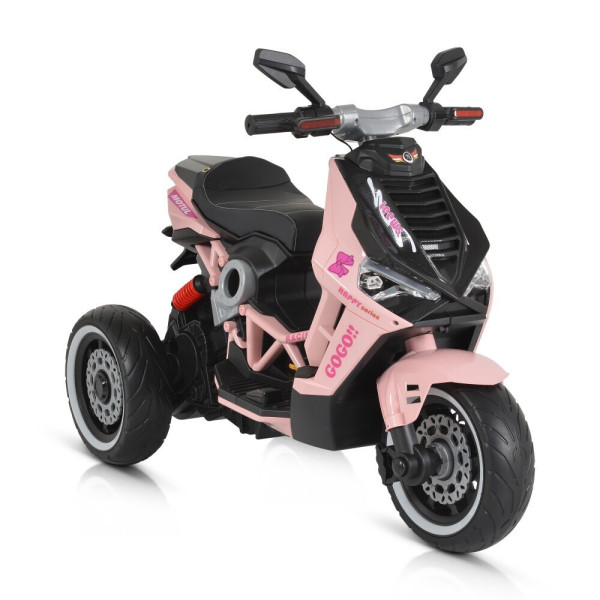 Ηλεκτροκίνητη μηχανή BO Napoli 12V Moni Pink 380100500100