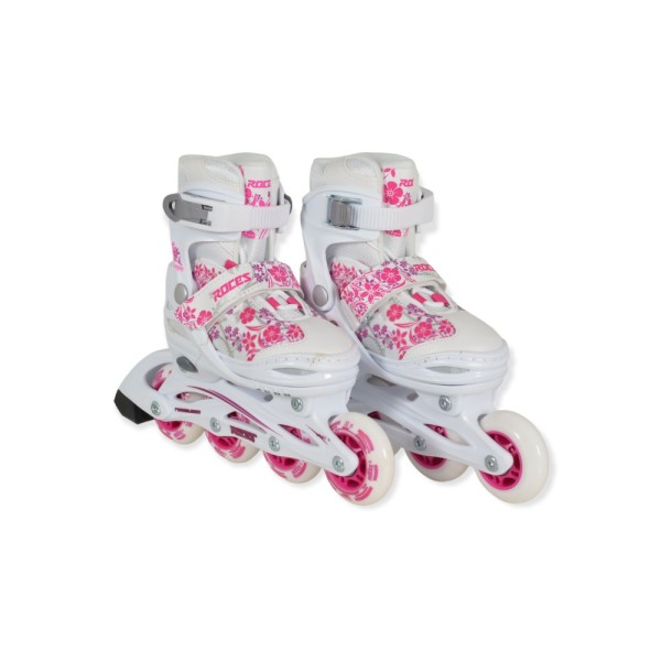 Byox Roces Compy White Αυξομειούμενα Rollers Παιδικά 8020187859057