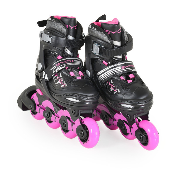 Byox Dazzle Inline αυξομειούμενα Roller Pink 3800146228866