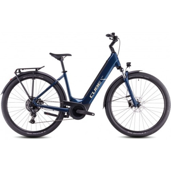 Ηλεκτρικό Ποδήλατο Cube Touring Hybrid ONE 500Wh Easy Entry deepsea´n´chrome - 2025