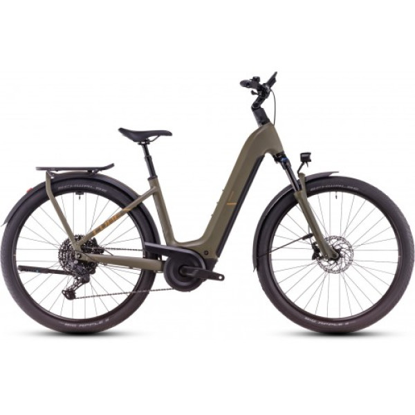 Ηλεκτρικό Ποδήλατο Cube Kathmandu Hybrid Pro Easy Entry 800 dustyolive´n´gold - 2025