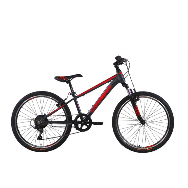 Ποδήλατο Carrera Junior 24''shimano  VB Αλουμινίου Ανθρακί-Κόκκινο 2026