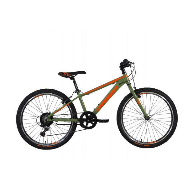 Ποδήλατο Carrera Junior 24''  R Αλουμινίου Χακί-Πορτοκαλί 2026
