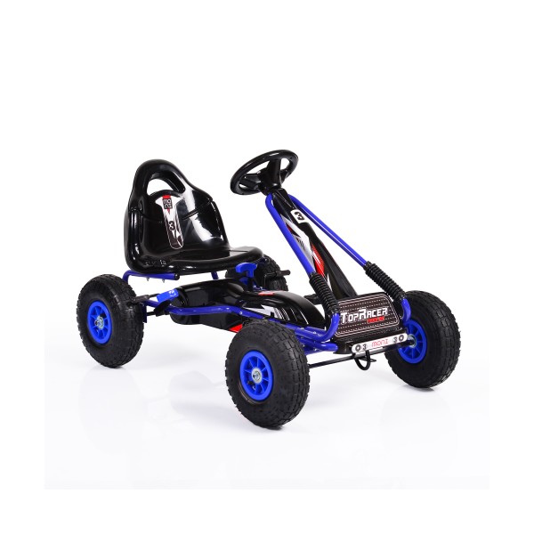 Παιδικό Αυτοκινητάκι Go Kart με πετάλια Air Wheels Top Racer Blue Cangaroo 3800146241254