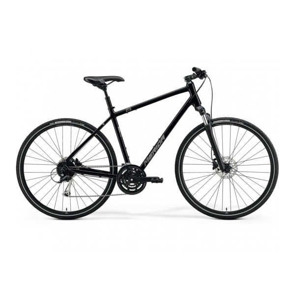Ποδήλατο Merida CROSSWAY 100 Glossy Black (Matt Silver) 2022