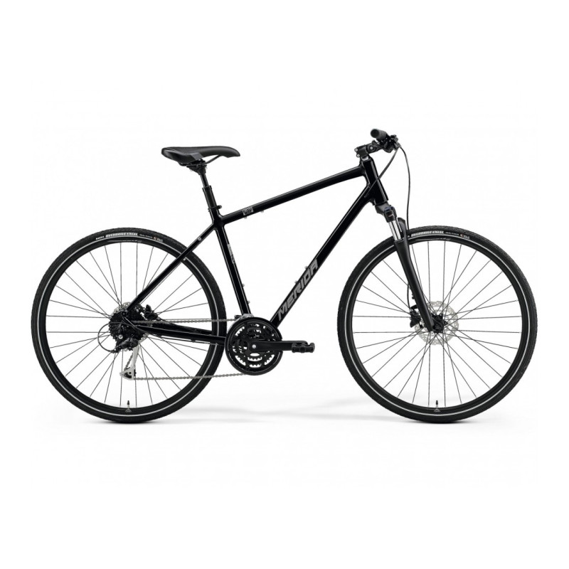 Ποδήλατο Merida CROSSWAY 100 Glossy Black (Matt Silver) 2022