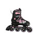 Αυξομειούμενα Πατίνια Roller G&C BW 166 Μαύρο/Ροζ IN-LINE SKATES