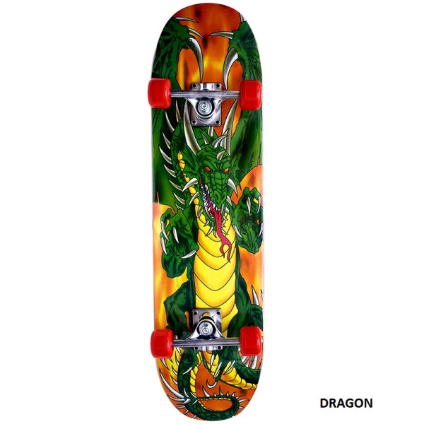 Skateboard Τροχοσανίδα στενή ΑΘΛΟΠΑΙΔΙΑ , απλή Νο2 001.4000  Dragon