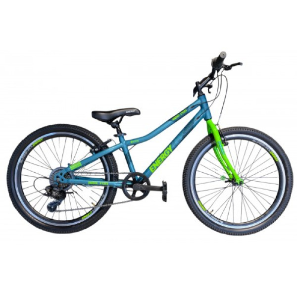 Παιδικό Ποδήλατο Energy Bike Fun 24" - Blue Neon Green - 7 speed