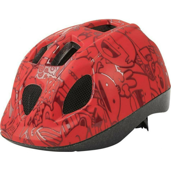 Headgy Smil Κράνος Ποδηλάτου Junior Κόκκινο Small 52-56cm